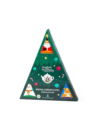 ENGLISH TEA SHOP | Thé d'hiver 9 sachets Lutin de Noël Vert foncé | 